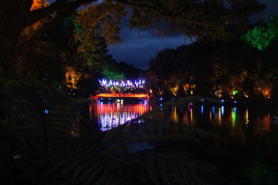 The top lake and poets bridge.