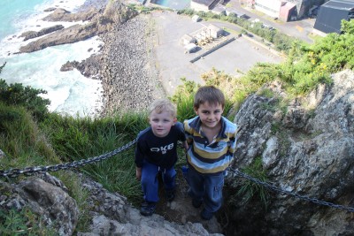 Yes, it's not a climb for the fainthearted! But well worth the effort :-)
