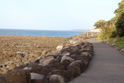 The start of the walkway from the breakwater end :-)