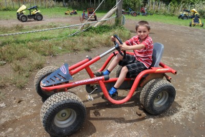 There's a selection of Carts to ride :-)