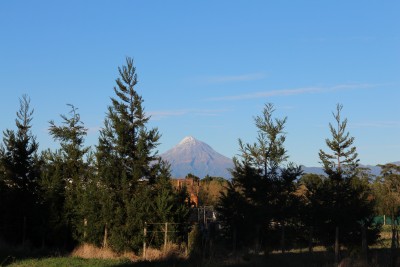 And this is the view of the Mountain from just across the road from our house.