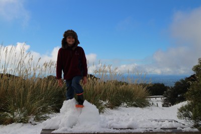 A photo from our trip up the mountain last winter (2014)