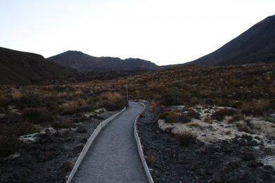 This is part of the path from the starting point. By mid morning there is a steady traffic of people walking/climbing the crossing. It is a very popular and manageable climb but is definitely challenging as well.